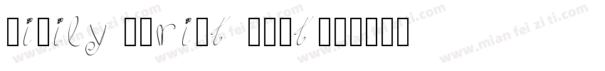 Sicily Script Font字体转换